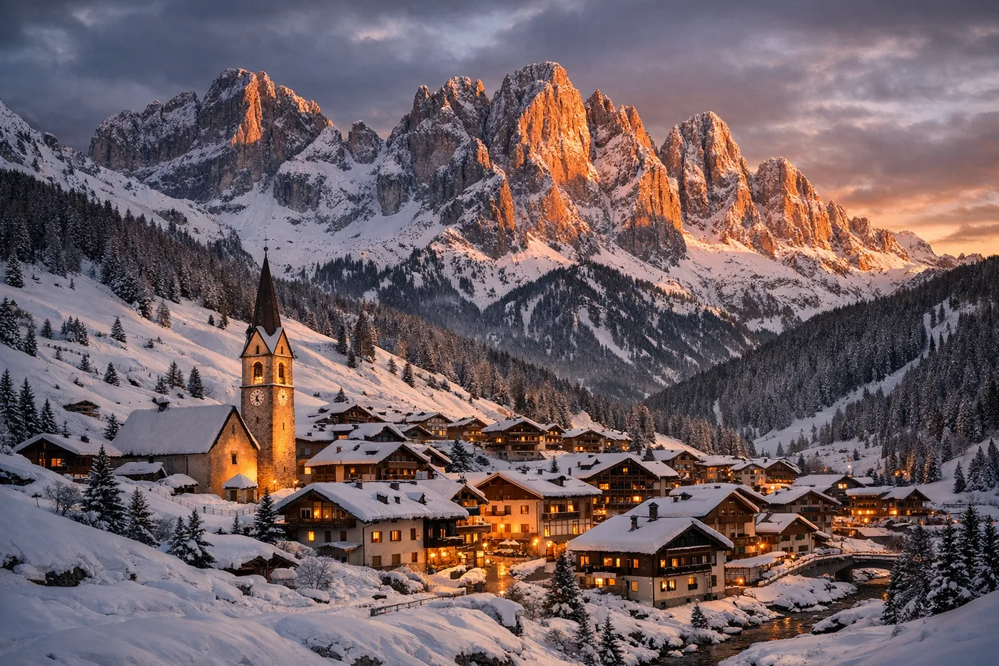 Skiurlaub in Canazei i Italien
