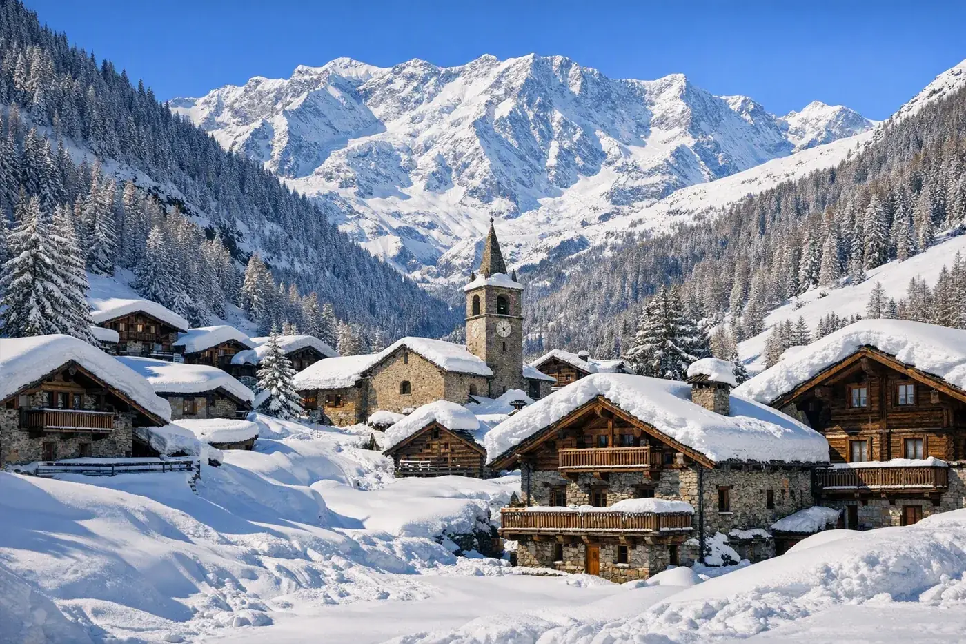 Skiurlaub in Champoluc i Italien