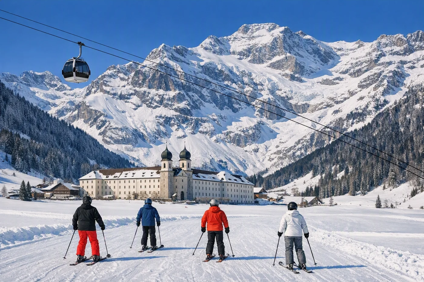 Skiurlaub in Engelberg i Schweiz