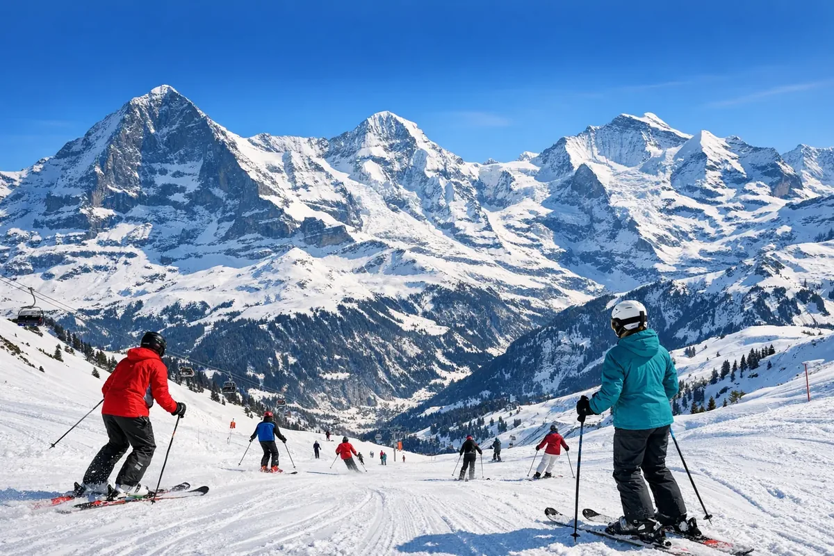 Skifahren in Grindelwald