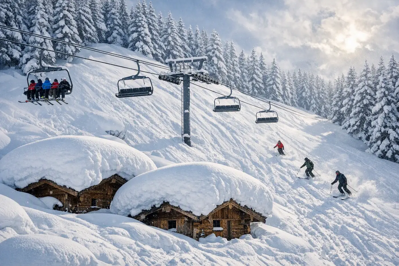 Skiurlaub in Hochfügen i Österreich