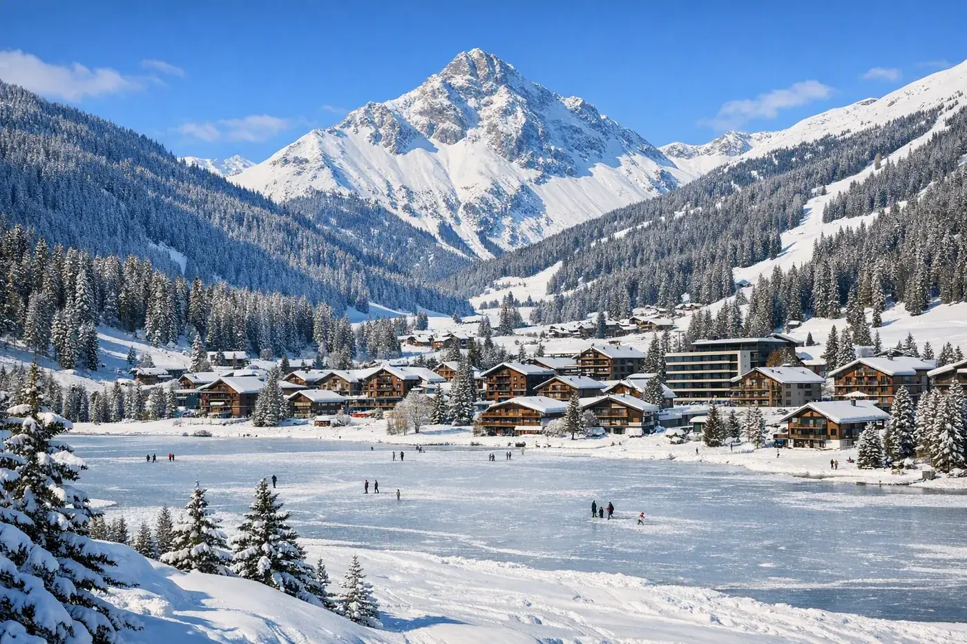 Skiurlaub in Lenzerheide i Schweiz