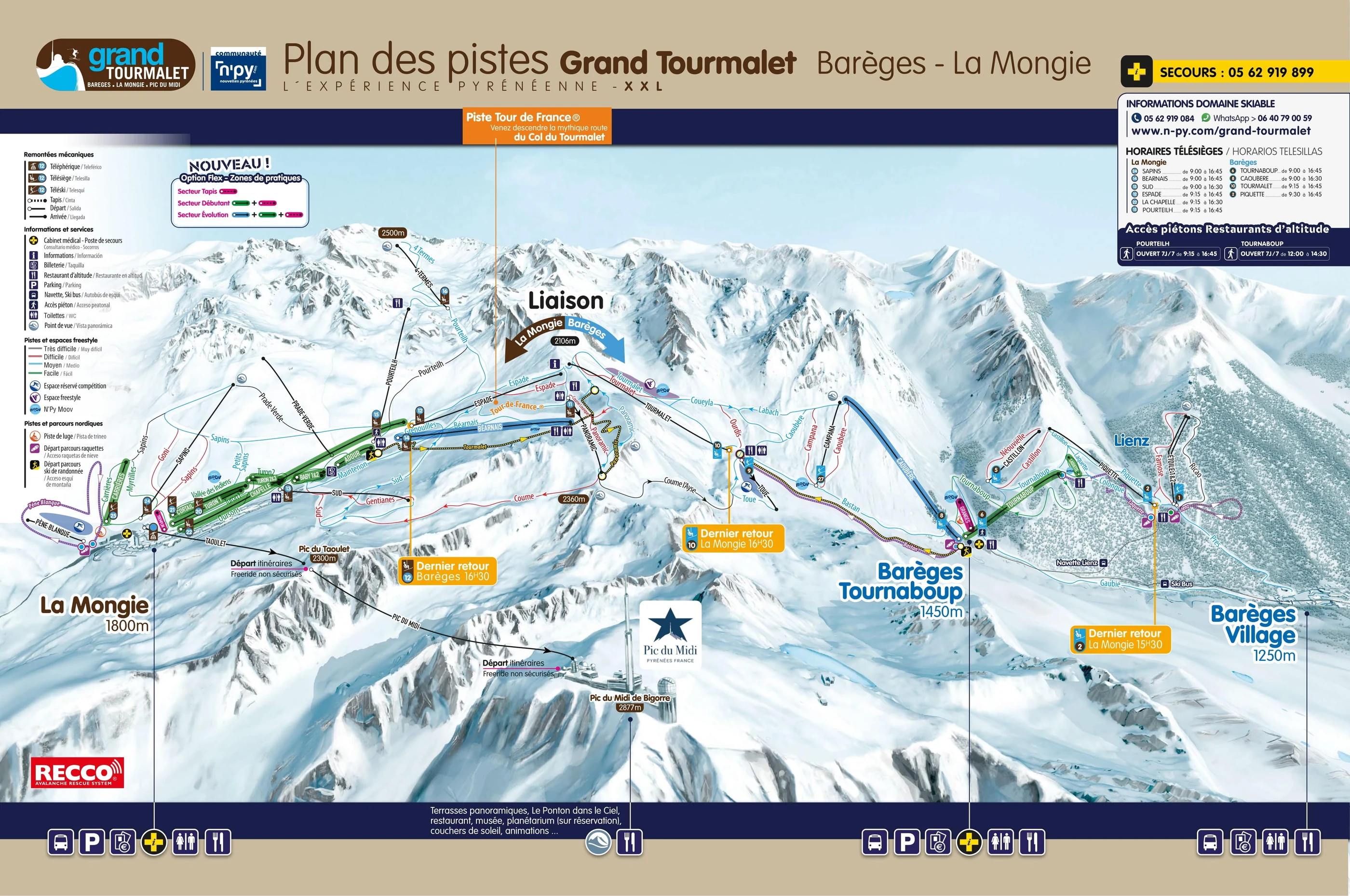 Pistenplan von Samoëns