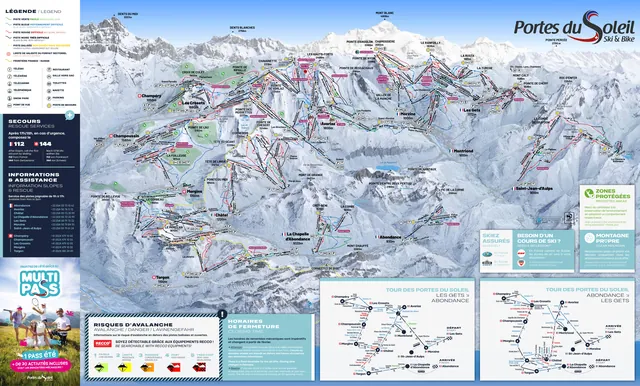 Pistenplan Avoriaz