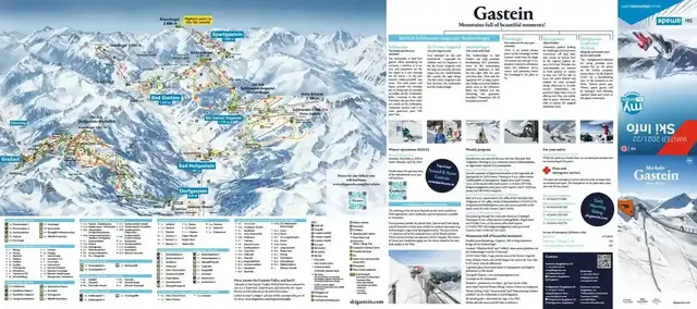 Pistenplan Bad Gastein