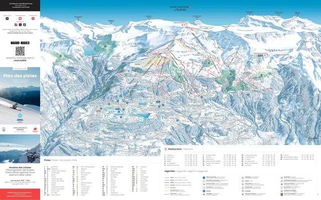 Pistenplan Crans-Montana