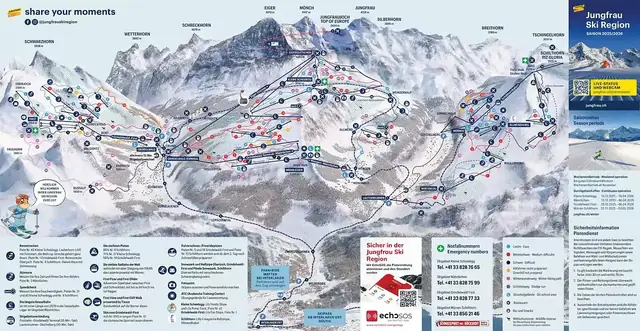 Pistenplan Grindelwald