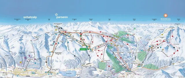 Pistenplan Klosters