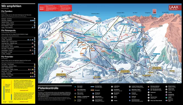 Pistenplan LAAX