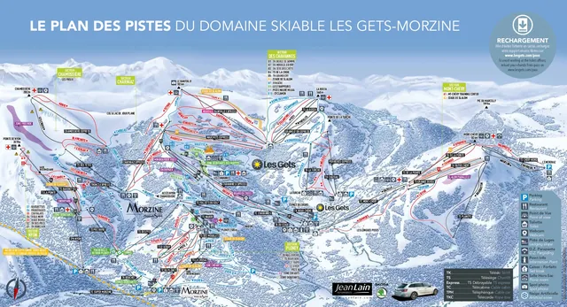 Pistenplan Morzine