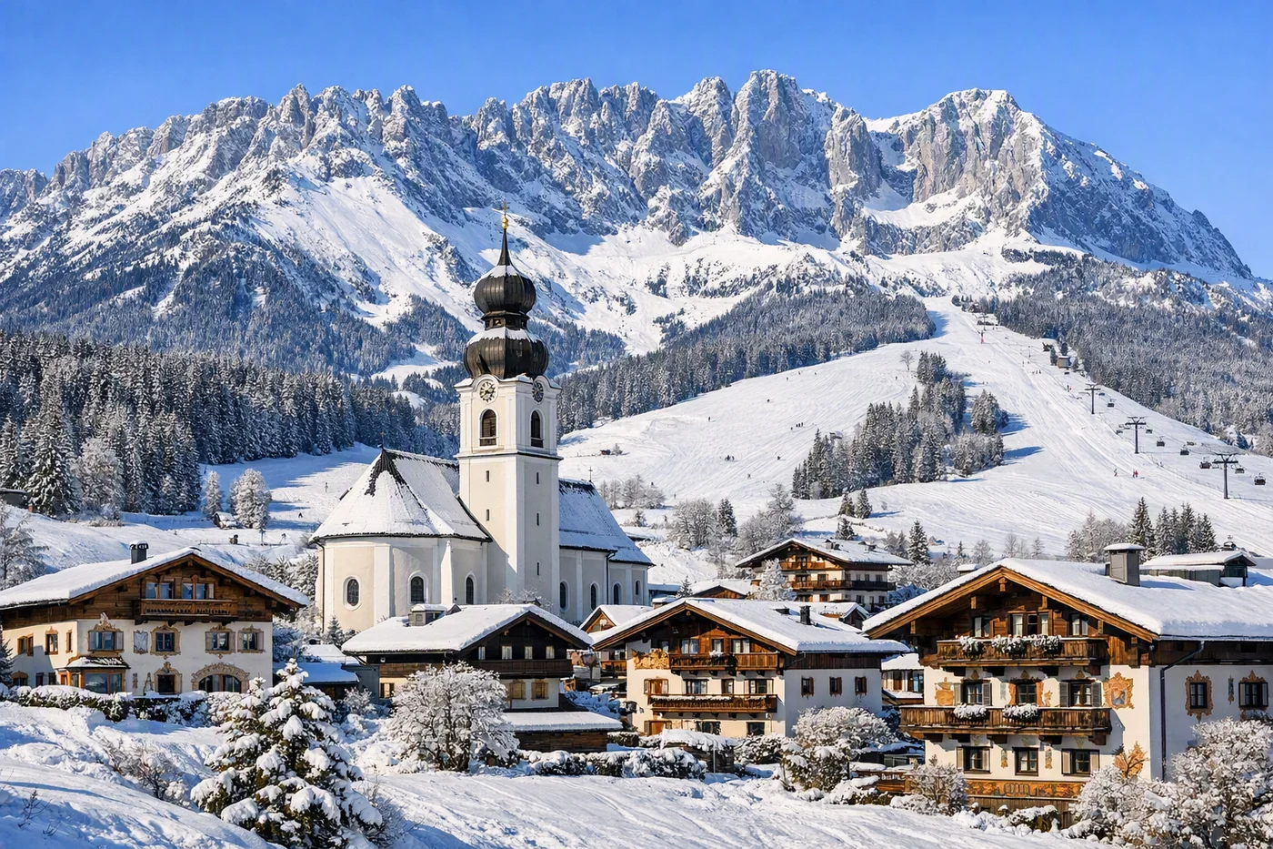 Skiurlaub in Söll i Österreich