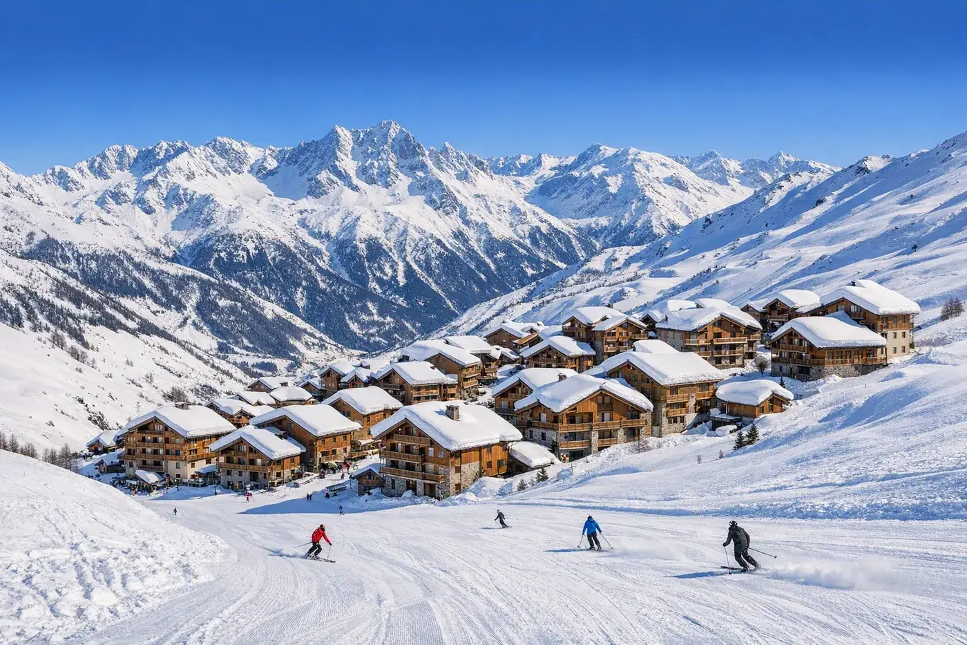 Skiurlaub in Valmeinier i Frankreich