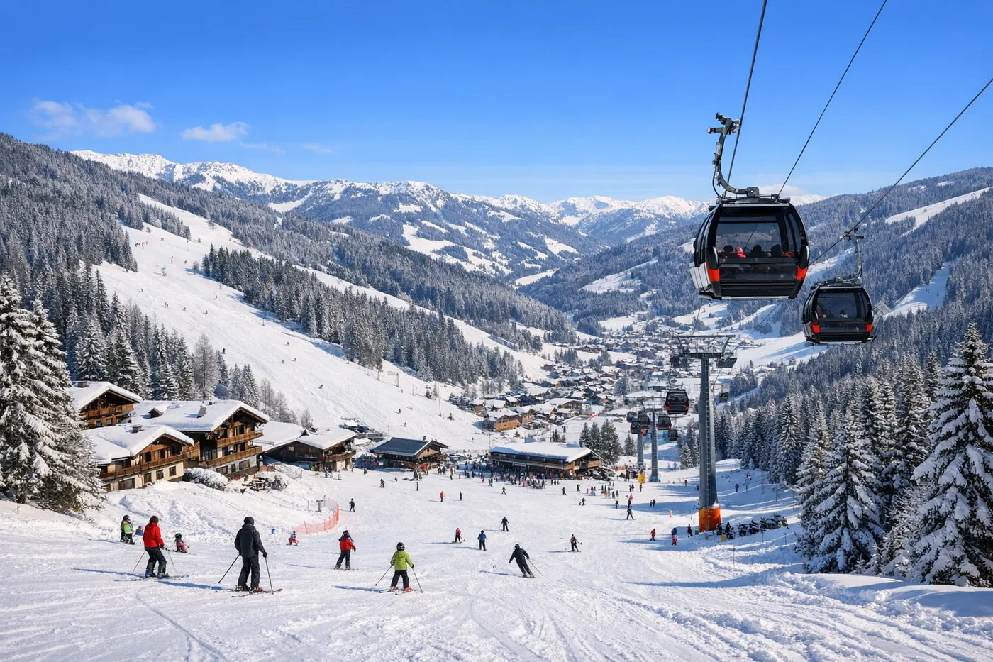 Skiurlaub in Wagrain i Österreich